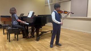 Thomas Suloti performs Concertino in D major op 25 for violin by Oskar Rieding [upl. by Marcell]