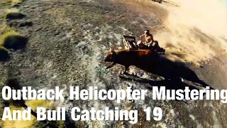 Outback Helicopter Mustering and Bull Catching Western Australia 19 [upl. by Benjamin324]