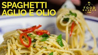 SPAGHETTI AGLIO E OLIO  5 very simple ingredients  John Quilter [upl. by Leihcey288]