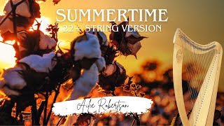 Summertime Gershwin  Jazzy harp solo for 22 string harp Arr Ailie Robertson [upl. by Spaulding]