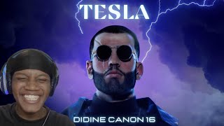 MY FIRST REACTION TO ALGERIAN RAP 🔥 Didine Canon 16  Tesla Official Freestyle Music Video [upl. by Jairia324]