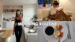 6AM MORNING ROUTINE  10 habits to create a sustainable amp productive morning routine  LIDIAVMERA [upl. by Drandell518]