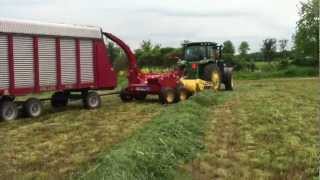 New Holland FP240 in Grass [upl. by Smitt]