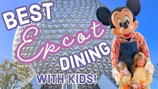 BEST Epcot Dining With Kids  Disney World Table Service Restaurants [upl. by Sibbie886]