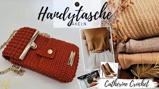 Wie man eine Handytasche häkelt  Cross Body Tasche  Handytasche mit Kartenfach [upl. by Peony839]