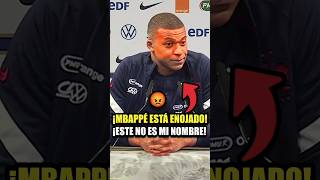 ¡Mbappé está harto de que pronuncien mal su nombre No va a callar más 😡 [upl. by Brotherson]