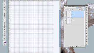 Ein kariertes Blatt mit Hilfe von Photoshop erstellen [upl. by Euk]