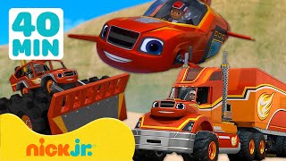 Blaze en de Monsterwielen  Blaze verandert in Big Rig Blaze  Seizoen 5transformaties  Nick Jr [upl. by Ymaj]