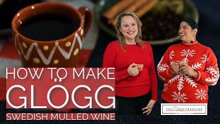 How to Make Authentic Glögg  Swedish Mulled Wine Recipe [upl. by Alaik]