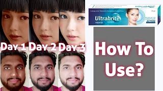 How To Use Skin Whitening Creams  Ultrabrite Cream Review [upl. by Ylekalb764]