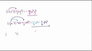 Multiplicación de monomios y polinomios [upl. by Spear]