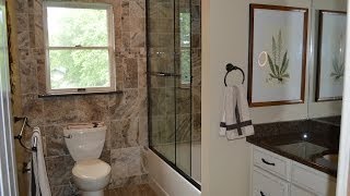 Bathroom Remodeling with Wall and Floor Tile [upl. by Eastman500]