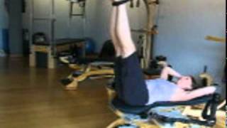 Hamstring Exercises on Gyrotonic Equipment at Circle Studio in Portland Oregon [upl. by Tadashi302]