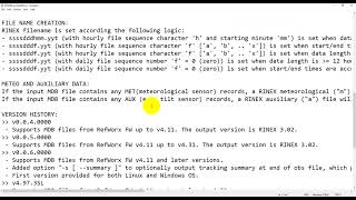 How to convert MDB to Rinex [upl. by Nide]