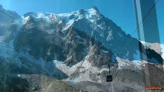 Aiguille du Midi  Mont Blanc  Chamonix France part1 Traveltourscalatoriicircuite turistice [upl. by Noizneb]