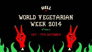 World Vegetarian Week  smashing the meat with HELL pizza [upl. by Votaw]