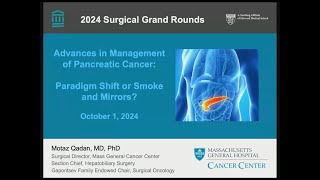 Motaz Qadan Advances in Management of Pancreatic Cancer [upl. by Gilbertson125]