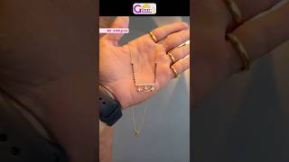 6160 Gram Light Weight Daily Use Gold Chain Mangalsutra gcaratjewellery [upl. by Keon]