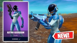 NEW ASTRO ASSASSIN Skin Gameplay in Fortnite [upl. by Yecrad635]