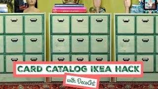 HOW TO Card Catalog IKEA Hack [upl. by Godard808]