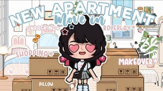 Miga World New Apartment Move In 🛒📦✨️💗 [upl. by Elrebma]