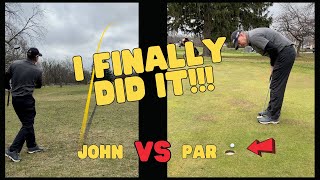 I Finally DID IT  Break Par on 9 Holes [upl. by Aneehsram]