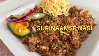 PAS OP 🤯😱 DE BESTE Surinaamse nasi 😋😍 met zuurgoed en eisliertjes surinaamsegerecht [upl. by Yennep]