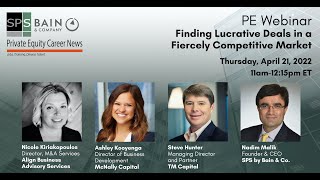 PE Webinar Finding Lucrative Deals in a Fiercely Competitive Market [upl. by Eelik]