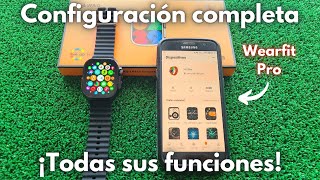 ¿Cómo Configurar tu Smartwatch X9 Ultra quotAMOLEDquot con la APP Wearfit Pro [upl. by Lahsram]