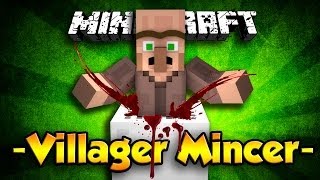 Villager Mincer Mod  MINCE VILLAGERS Minecraft Mod Showcase [upl. by Inneg]