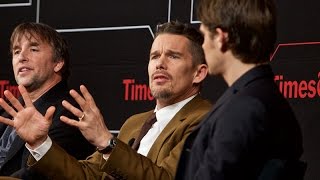 Boyhood Richard Linklater Ethan Hawke Ellar Coltrane  Interview  TimesTalks [upl. by Wind]