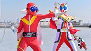 Goranger Ending Theme x Zenkaiger Henshin Sound [upl. by Lamek]