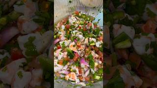 How to make Shrimp Ceviche Part 3 ceviche mexicanfood shrimp shrimpceviche cevichedecamaron [upl. by Adnolohs372]