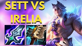 Sett VS Irelia Top lane 1423 [upl. by Melvena]