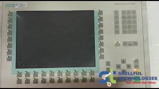 SIEMENS SIMATIC Multi Panel MP370 code 6AV6542 0DA10 0AX0 Panel Replacement Testing [upl. by Arakihc]