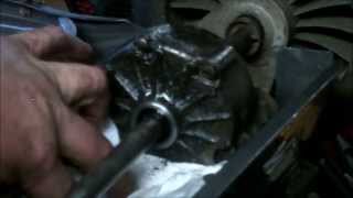 HOW TO REPLACE LEAKING TRANSMISSION SEALS ON A HONDA HRC216 COMMERCIAL MOWER [upl. by Marybelle]