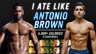 I Ate Like Antonio Brown For A Day [upl. by Kwapong]