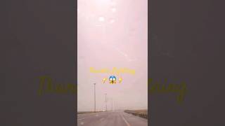 Thunder⚡️Lightning 🌩 Captured on the go😱 dubai trending viral youtubeshorts shorts uae floods [upl. by Aihsein]