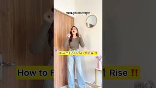 How to find jeans 👖 size youtubeshorts jeans howto fashion style fyi hacks [upl. by Alysia402]