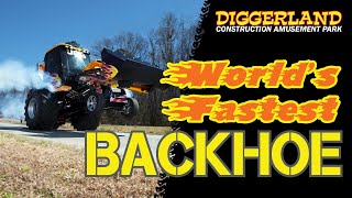 The Worlds Fastest Backhoe at Diggerland USA [upl. by Solomon412]