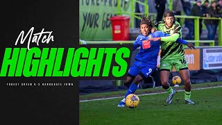 Match Highlights  Forest Green Rovers 02 Harrogate Town [upl. by Ahsiuq]