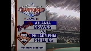 October 6th 1993  NLCS Game 1  Braves vs Phillies [upl. by Lubbi]