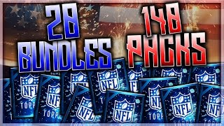 20 BUNDLES 140 PACKS Madden Mobile Biggest Pack Opening Ever [upl. by Ninnetta]