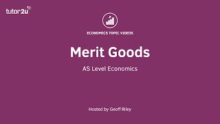 Merit Goods Explained I A Level and IB Economics [upl. by Netfa]