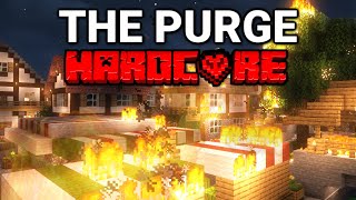 Simulated The Purge on Minecraft Hardcore [upl. by Noed]