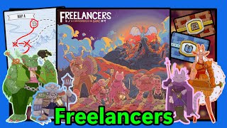 Freelancers Board Game Review Vs Forgotten Waters [upl. by Winfield425]