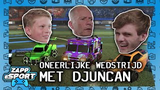 TOTALE CHAOS in 2 vs 1 ROCKET LEAGUE MATCH met DJUNCAN I ZappEsport [upl. by Teerprah]