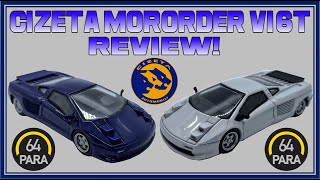 Para64 Cizeta Moroder V16T Review Headlights Up Versions [upl. by Ecined]