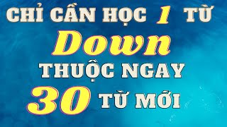 Chỉ cần nghe và đọc theo liên tục sẽ nhớ hết 30 cụm động từ thông dụng với DOWN [upl. by Ciapas580]