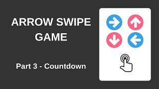 Arrow Swipe Game with HTML CSS and JavaScript Part 3  Progress Bar Countdown Timer [upl. by Wharton417]